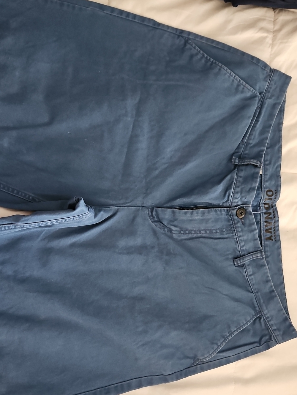 Old Navy Light Blue Cotton Casual Pants